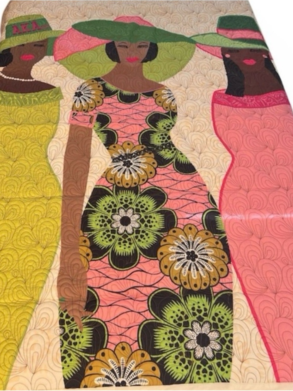 Limited edition AKA Ivy Box Quilt custom created  by artist SHERRY SHINE